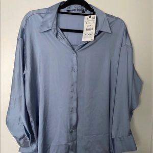 ZARA Satin Blouse